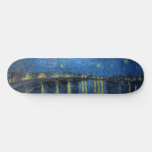 Vincent van Gogh - Starry Night Over the Rhone Skateboard (Horizontal)