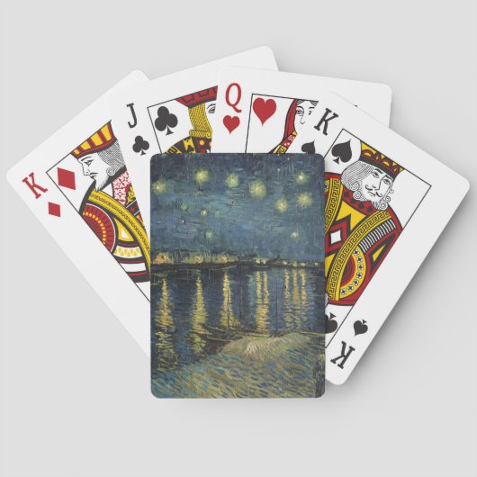 Vincent van Gogh | Starry Night Over the Rhone Spielkarten (Rückseite)