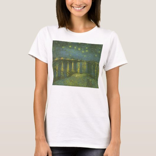 Vincent van Gogh - Starry Night Over the Rhone T-Shirt (Vorderseite)