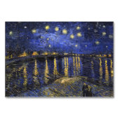 Vincent van Gogh Starry Night Over The Rhone Tischnummer (Rückseite)