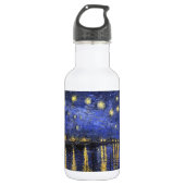 Vincent van Gogh Starry Night Over The Rhone Trinkflasche (Vorderseite)