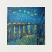 Vincent Van Gogh Starry Night Over the Rhone Wandteppich (Vorderseite)