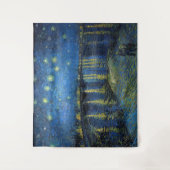 Vincent van Gogh - Starry Night Over the Rhone Wandteppich (Vorderseite)