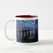 Vincent Van Gogh , Starry Night Over the Rhone Zweifarbige Tasse (Links)