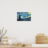 Vincent Van Gogh Starry NIght Painting Poster (Küche)