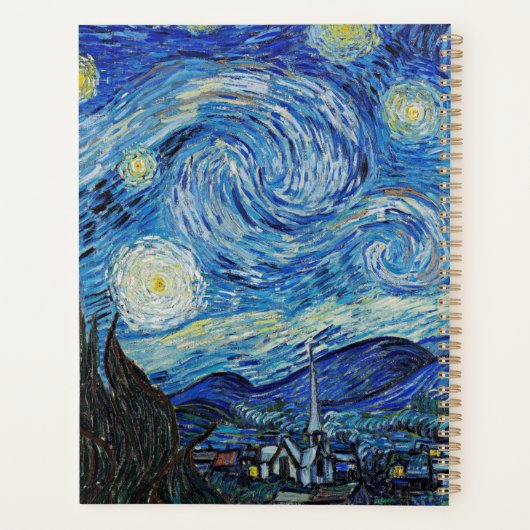 Vincent van Gogh, Starry Night Planer (Rückseite)