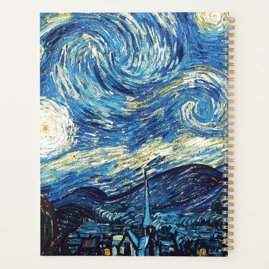 Vincent van Gogh - Starry Night, Planer (Rückseite)