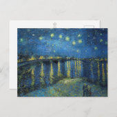 Vincent van Gogh Starry Night Postcard Postkarte (Vorne/Hinten)