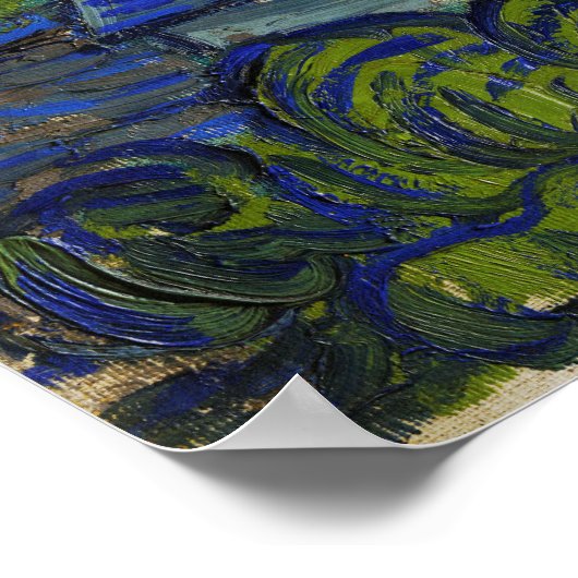 Vincent van Gogh - Starry Night Poster (Ecke)