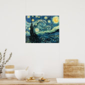 Vincent Van Gogh - Starry Night Poster (Küche)