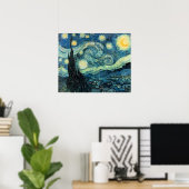Vincent Van Gogh - Starry Night Poster (Heimbüro)