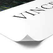 Vincent Van Gogh Starry Night Poster (Ecke)