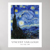 Vincent Van Gogh Starry Night Poster (Vorne)