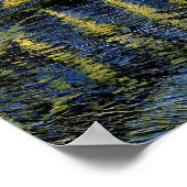 Vincent van Gogh - Starry Night Poster (Ecke)