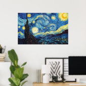 Vincent Van Gogh - Starry Night Poster (Heimbüro)