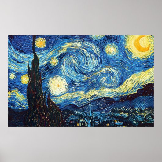 Vincent Van Gogh - Starry Night Poster (Vorne)