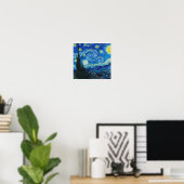 Vincent Van Gogh - Starry Night Poster (Heimbüro)
