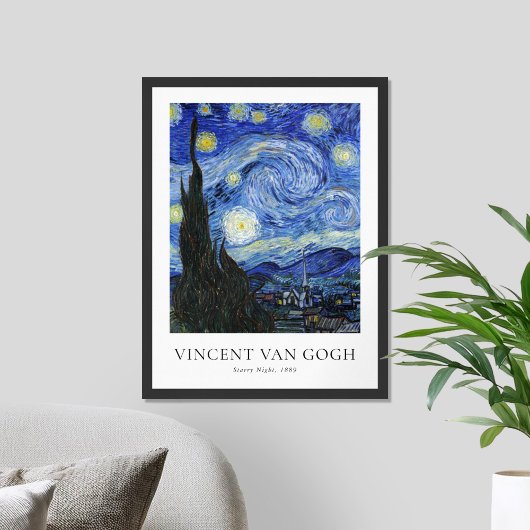 Vincent Van Gogh Starry Night Poster