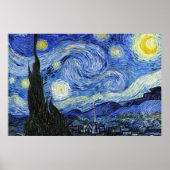 Vincent Van Gogh Starry Night Poster (Vorne)