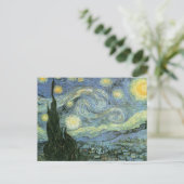 Vincent Van Gogh - Starry Night Postkarte (Stehend Vorderseite)