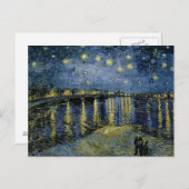 Vincent van Gogh - Starry Night Postkarte (Vorne/Hinten)