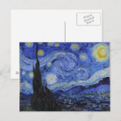 Vincent Van Gogh "Starry Night" Postkarte (Vorne/Hinten)