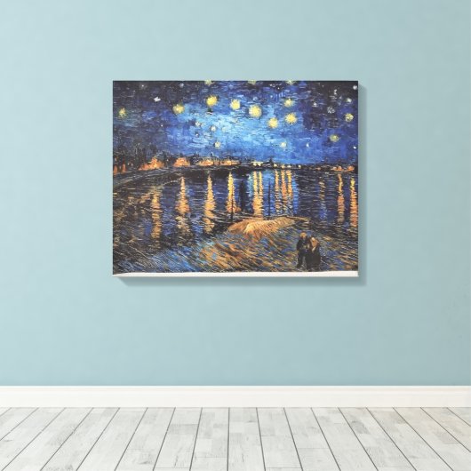 Vincent Van Gogh Starry Night Print Oil Painting Leinwanddruck (Insitu (Holzboden))