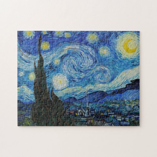 Vincent van Gogh - Starry Night Puzzle (Horizontal)