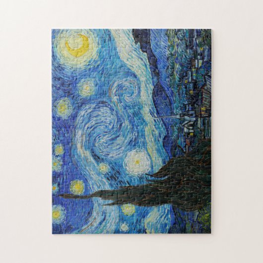 Vincent van Gogh - Starry Night Puzzle (Vertikal)