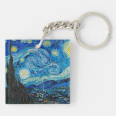 Vincent van Gogh, Starry Night Schlüsselanhänger (Rückseite)