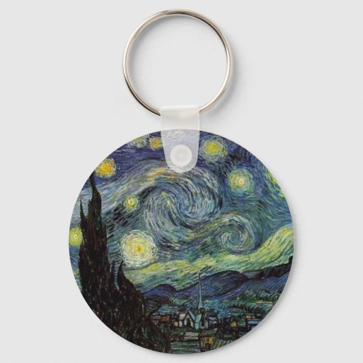 Vincent van Gogh - Starry Night Schlüsselanhänger (Vorderseite)