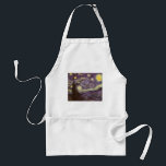 Vincent van Gogh - Starry Night Schürze<br><div class="desc">Die Starry Night (1889) von Vincent van Gogh ist ein Vintager Post-Impressionismus der Kunstlandschaft Landschaftsmalerei. Der Blick auf eine Stadt in einem Tal bei Nacht mit den Wolken, den Sternen und einem schönen goldgelben Halbmond. Es wurde im Laufe des Tages aus der Erinnerung gemalt und ist van Goghs bekanntestes Gemälde....</div>