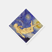 Vincent Van Gogh Starry Night Serviette (Ecke)