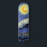 Vincent Van Gogh Starry Night Skateboard<br><div class="desc">Vincent Van Gogh Starry Night Skateboard. Im Gegensatz zu ähnlichen Läden, bietet Art Lover's Cafe klassische, hochauflösende Kunstwerke, die sorgfältig restauriert, farblich ausgewogen und retuschiert wurden, um Flecken und Artefakte zu entfernen, die in den meisten online verkauften Reproduktionen häufig vorkommen. Vergleichen Sie die Qualität und die lebhaften Farben der Kunstwerke...</div>