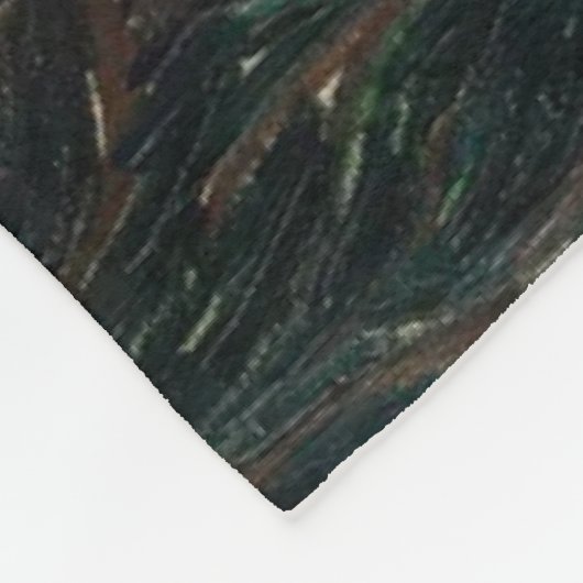 Vincent Van Gogh Starry Night Sky Fleece Blanket (Ecke)