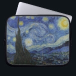 Vincent van Gogh Starry Night Sleeve<br><div class="desc">Vincent van Gogh's berühmtes Gemälde "Starry Night" auf der Schutzhülle für Ihren Computer gedruckt.</div>