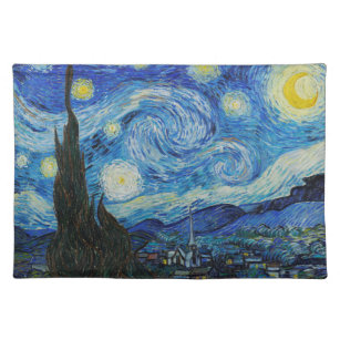 Vincent van Gogh - Starry Night Stofftischset