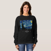 Vincent Van Gogh Starry Night Sweatshirt  (Vorne ganz)