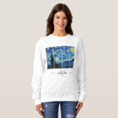 Vincent Van Gogh Starry Night Sweatshirt  (Vorne ganz)