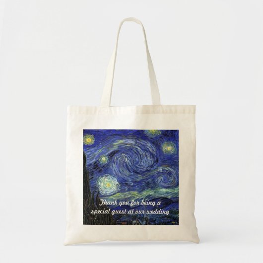 Vincent van Gogh, Starry Night Tragetasche (Vorne)