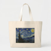 Vincent Van Gogh Starry Night über dem Rhone Paint Jumbo Stoffbeutel (Vorne)