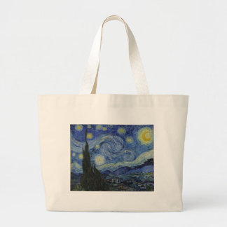 Vincent Van Gogh Starry Night über dem Rhone Paint Jumbo Stoffbeutel