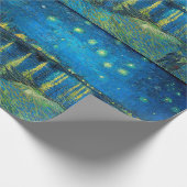 Vincent Van Gogh Starry Night über der Rhone Geschenkpapier (Ecke)