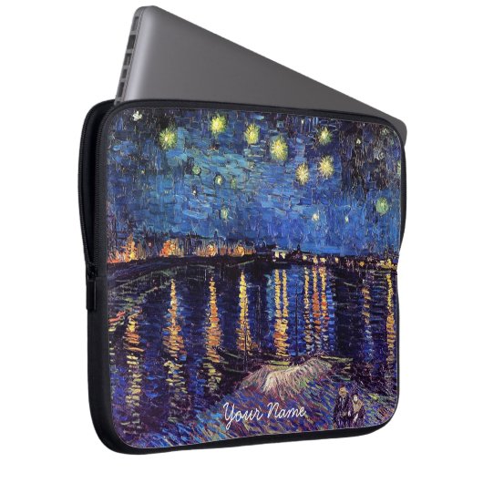 Vincent van Gogh, Starry Night über der Rhone Laptopschutzhülle (Vorne Rechts)