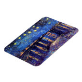 Vincent Van Gogh - Starry Night über der Rhone Magnet (Linke Seite)