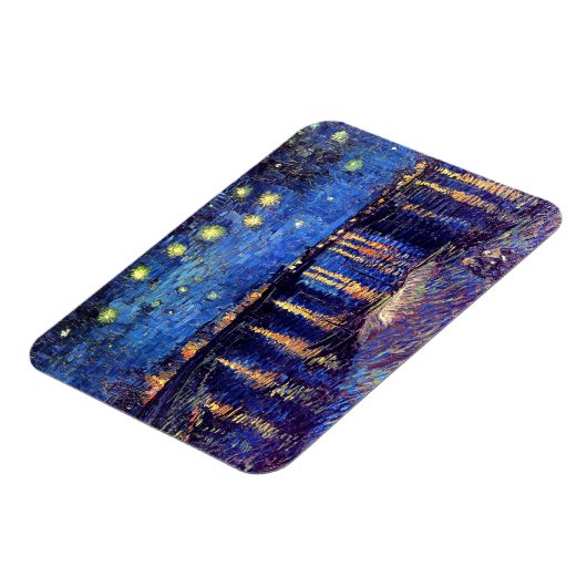 Vincent Van Gogh - Starry Night über der Rhone Magnet (Linke Seite)