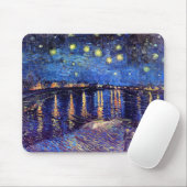 Vincent Van Gogh - Starry Night über der Rhone Mousepad (Mit Mouse)