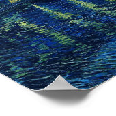 Vincent Van Gogh - Starry Night über der Rhone Poster (Ecke)