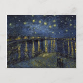Vincent van Gogh Starry Night über der Rhone Postkarte (Vorderseite)