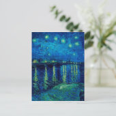 Vincent Van Gogh - Starry Night über der Rhone Postkarte (Stehend Vorderseite)